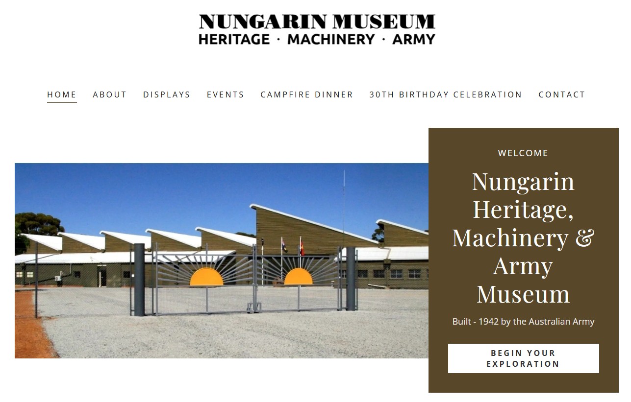 Nungarin Heritage, Machinery & Army Museum